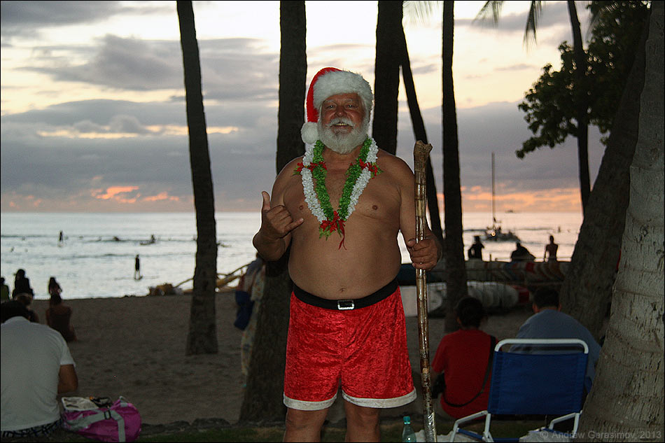 Гавайский Санта-Клаус