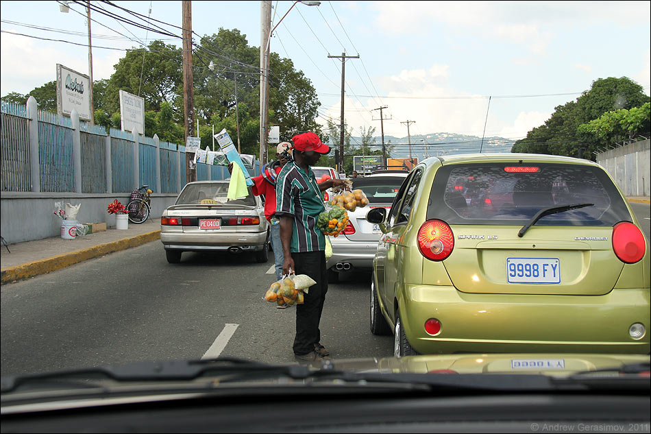 Ямайский дорожный торговец
