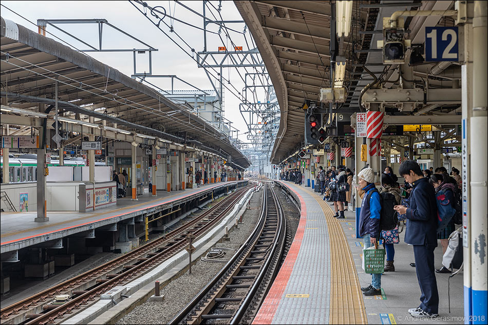 Японская железнодорожная станция