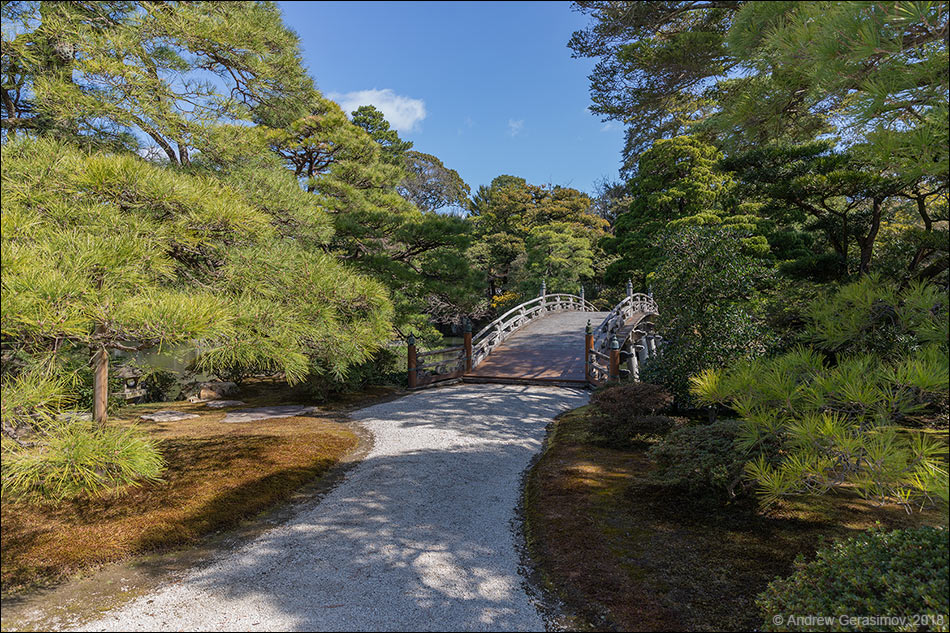 Сады императорского дворца Киото