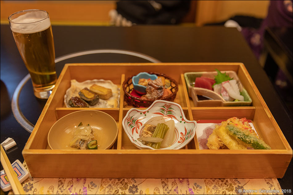Обед в японском ресторане