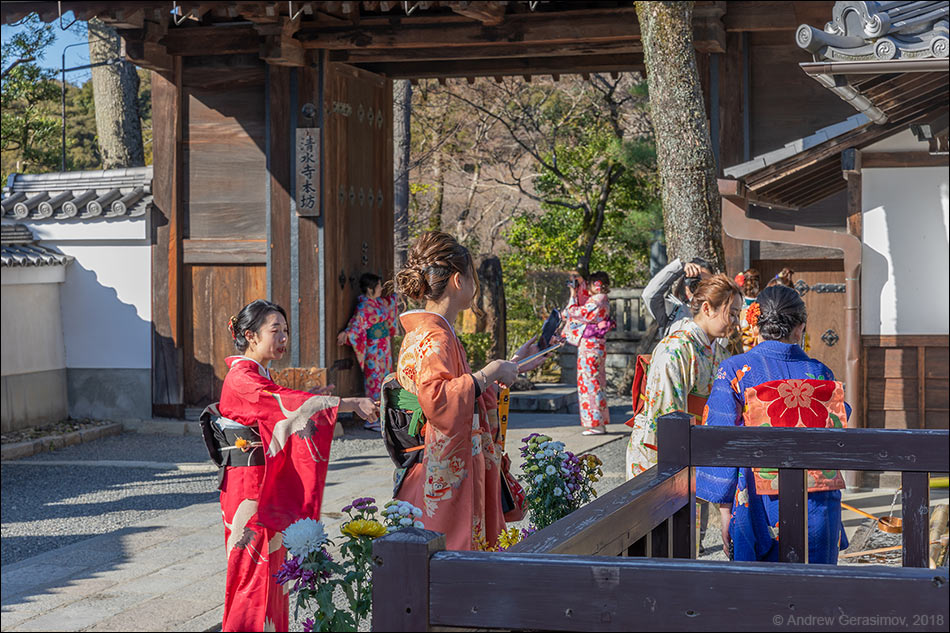 Японки в кимоно