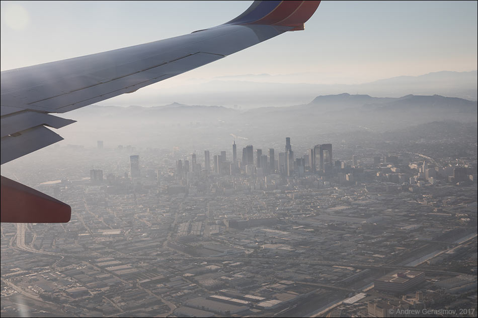 Посадка в Лос-Анджелесе
