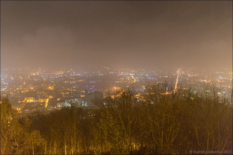 Ночная панорама Львова