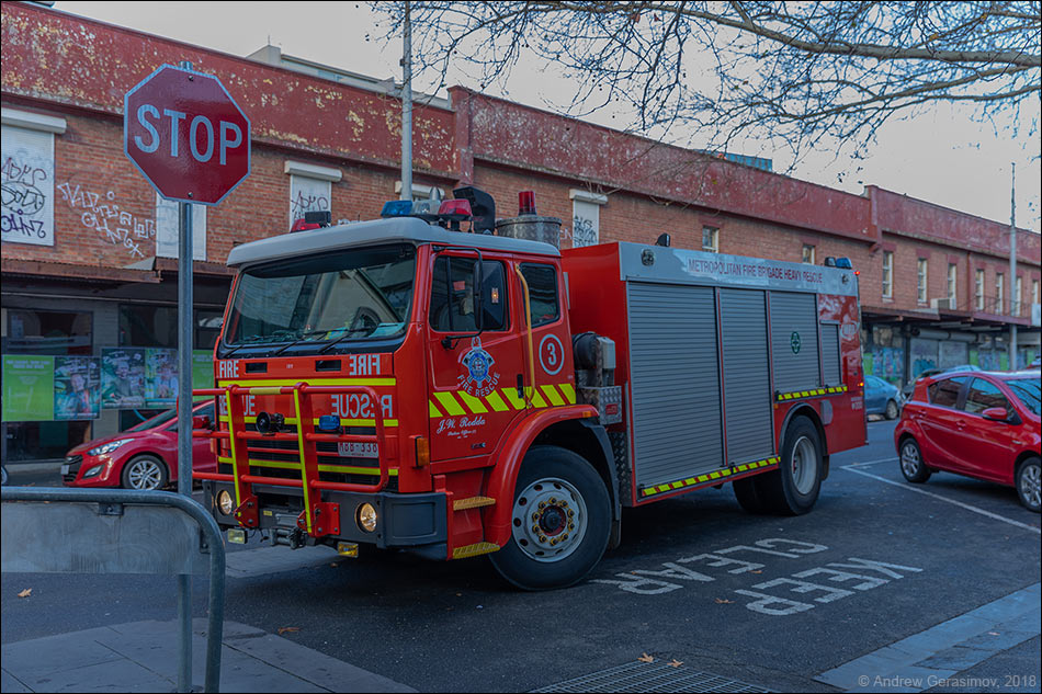 Пожарная машина Мельбурна