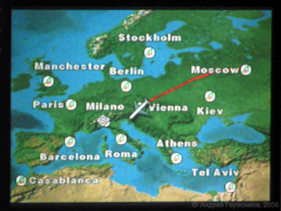Навигационная карта полета