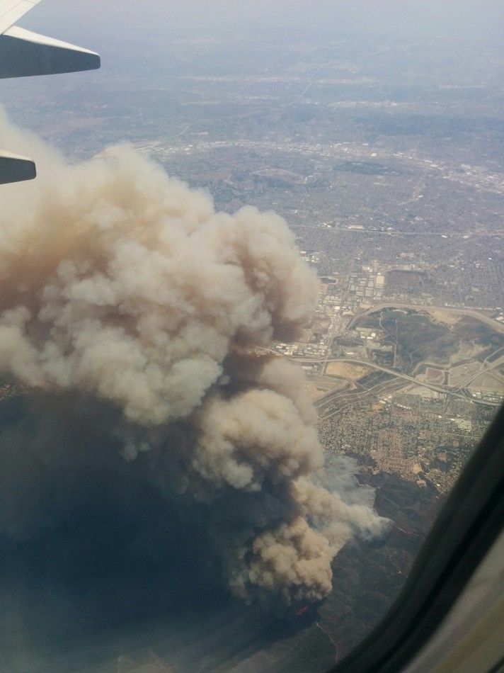 Пожар в Лос-Анджелесе