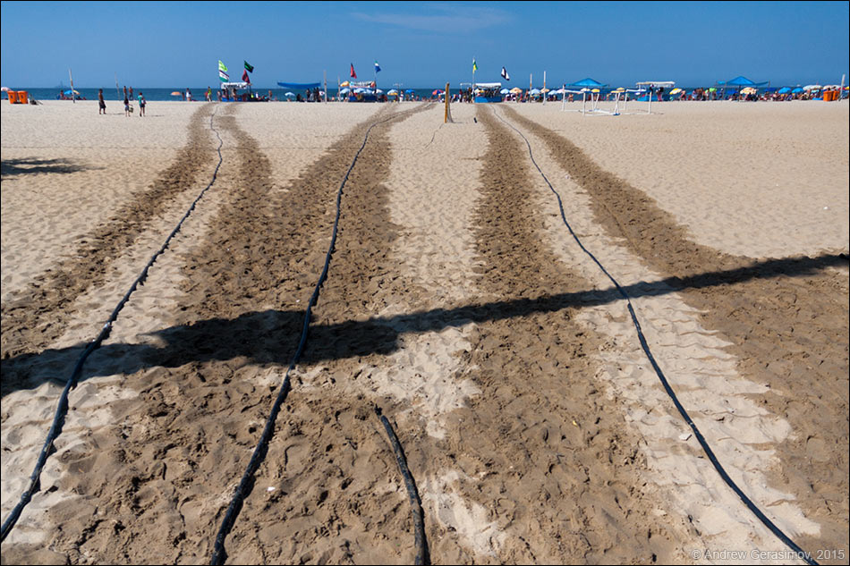Песочный тротуар