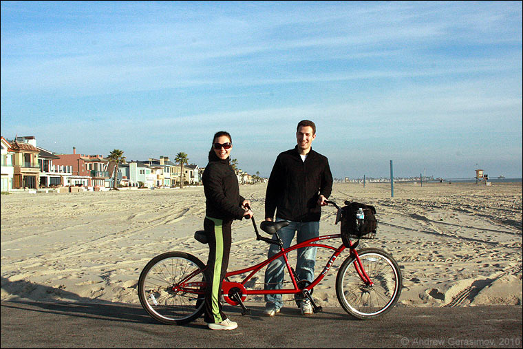 Велопрогулка по пляжу